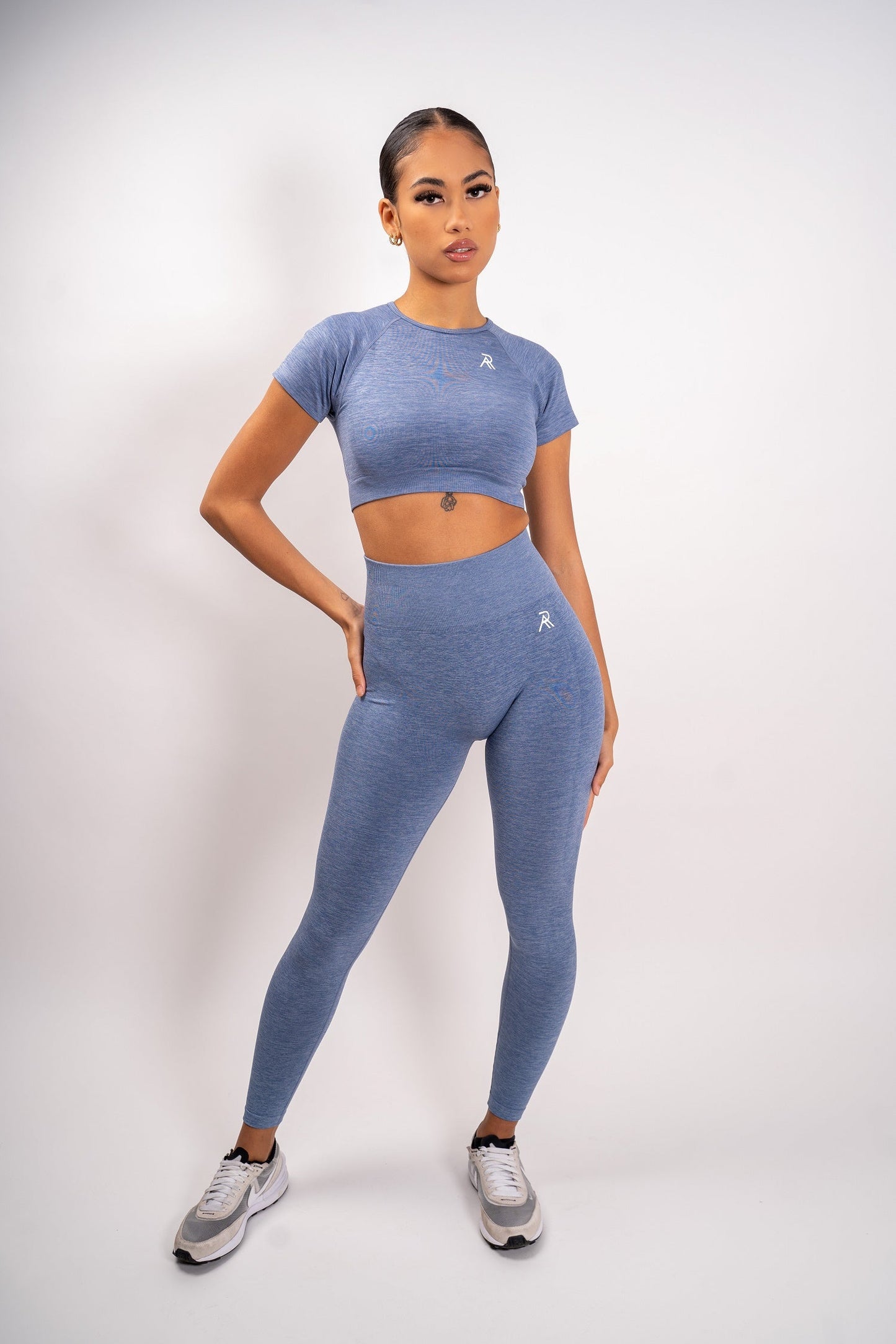 Signature Seamless Leggings - Icy Blue