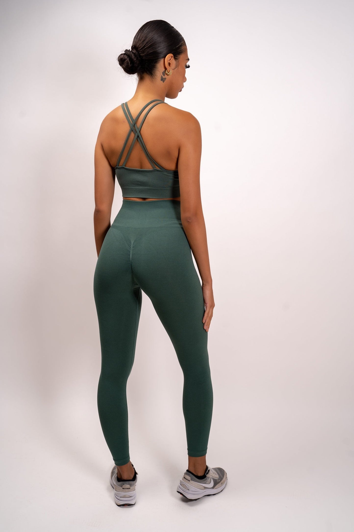 Revival Seamless Leggings - Olive Green